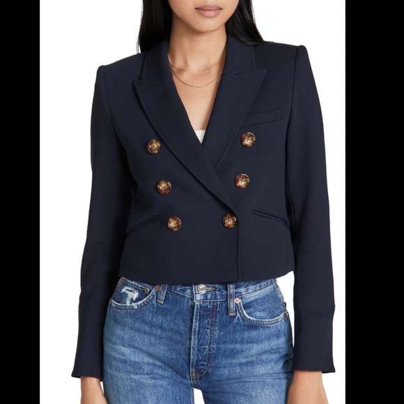 Veronica Beard Nevis Blazer Jacket Navy Blue Size 4 - Picture 12 of 12